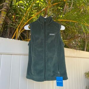 X SMALL Columbia Green Vest
